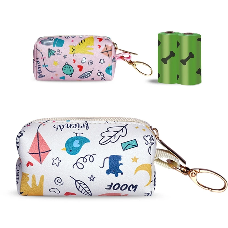 2021 New Poop Bags Dispenser Bag Leash Attached Organizer for Dogs Cute Print Dog Waste Bags Holder Easy to Use Pink/White
2021 New Poop Bags Dispenser Bag Leash Attached Organizer for Dogs Cute Print Dog Waste Bags Holder Easy to Use Pink/White
