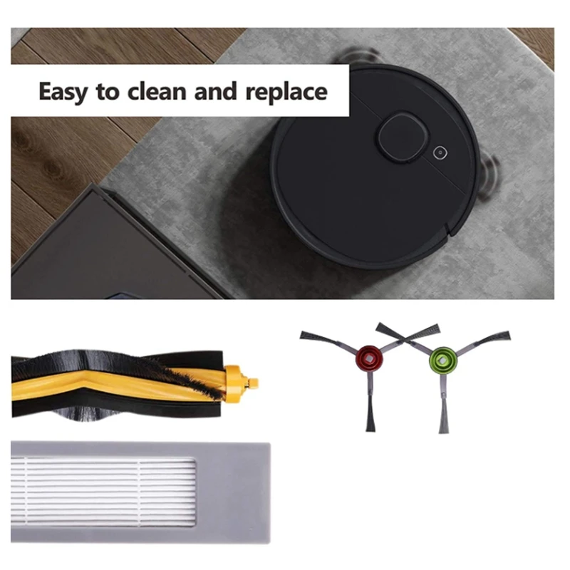 Replacement Parts for ECOVACS-DEEBOT OZMO T8 AIVI Robot Vacuum Cleaner Replenishment Kit Replacement Brushes and Filters
Replacement Parts for ECOVACS-DEEBOT OZMO T8 AIVI Robot Vacuum Cleaner Replenishment Kit Replacement Brushes and Filters