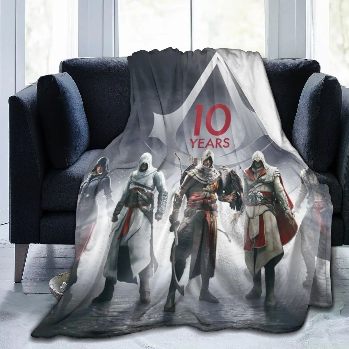 Anime 3D printing Assassin'sCreed printed blanket bedspread blanket retro bedding square picnic wool soft blanket
Anime 3D printing Assassin'sCreed printed blanket bedspread blanket retro bedding square picnic wool soft blanket