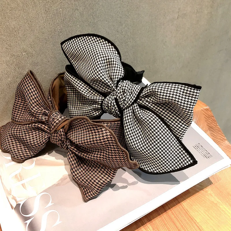 Fabric Headband for Women Girl Korean Vintage Plaid Big Bow Knot Wide Hairband Fashion Hair Accessories Wholesale
Fabric Headband for Women Girl Korean Vintage Plaid Big Bow Knot Wide Hairband Fashion Hair Accessories Wholesale
