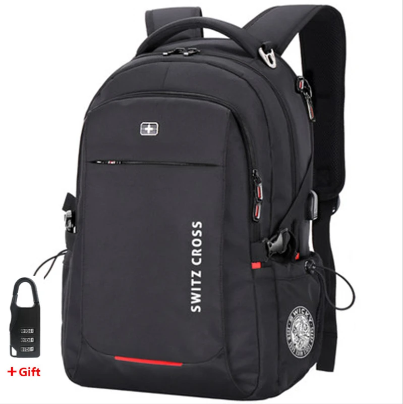 16 Inch Laptop Mochila Swiss Backpack Usb Charging Anti-Theft Business Luggage Daypack for Men Women College School Bag Travel
16 Inch Laptop Mochila Swiss Backpack Usb Charging Anti-Theft Business Luggage Daypack for Men Women College School Bag Travel