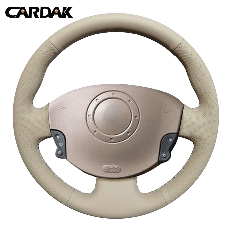 Beige Artificial Leather Hand-stitched Car Steering Wheel Cover for Renault Megane 2 2003-2008 Kangoo 2008 Scenic 2 2003-2009
Beige Artificial Leather Hand-stitched Car Steering Wheel Cover for Renault Megane 2 2003-2008 Kangoo 2008 Scenic 2 2003-2009