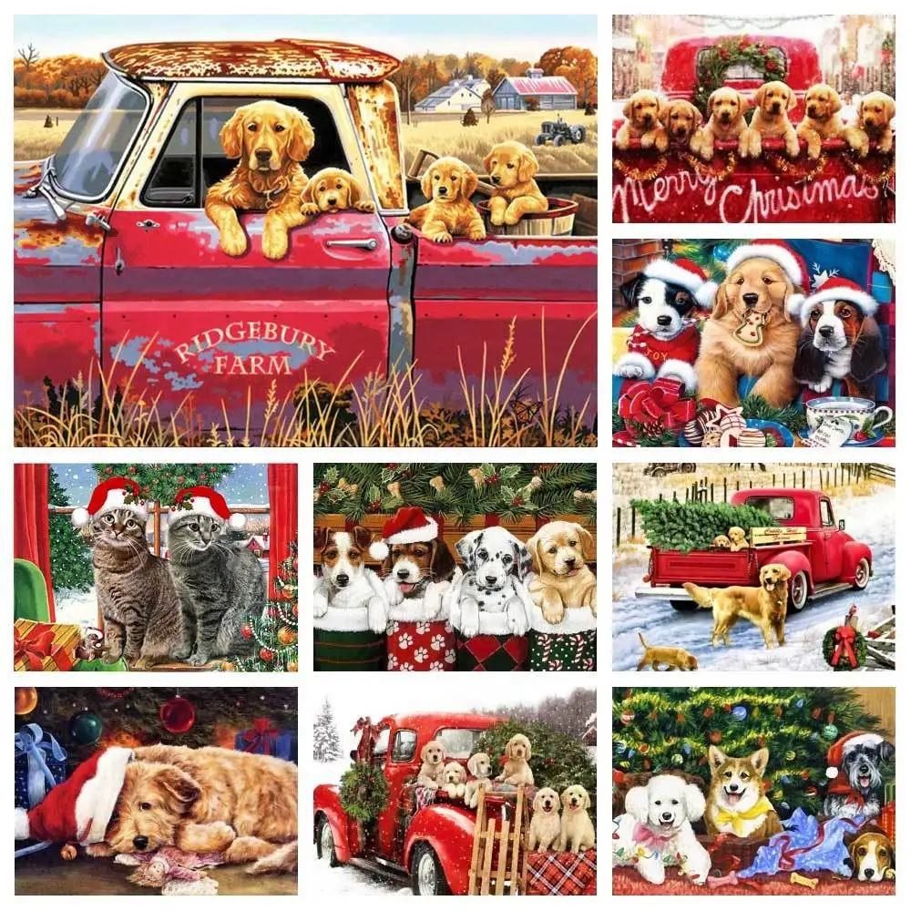 MomoArt 5D Diamond Painting Christmas Diamond Mosaic Dog Full Square Car Paintings Picture Of Rhinestone Cross Stitch Home Decor
MomoArt 5D Diamond Painting Christmas Diamond Mosaic Dog Full Square Car Paintings Picture Of Rhinestone Cross Stitch Home Decor