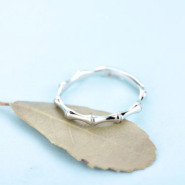 S925 Bamboo Joint Resizable Finger Rings Beauty Fashion Accessories Couples Ring Fashion Jewelry Party Lovers Girl Women Gifts
S925 Bamboo Joint Resizable Finger Rings Beauty Fashion Accessories Couples Ring Fashion Jewelry Party Lovers Girl Women Gifts