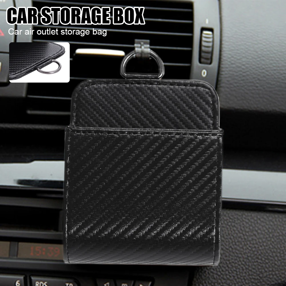 Universal Car Storage Bag Air Vent Dashboard Tidy Hanging Leather Organizer Box Glasses Phone Holder Storage Box Car Accessories
Universal Car Storage Bag Air Vent Dashboard Tidy Hanging Leather Organizer Box Glasses Phone Holder Storage Box Car Accessories