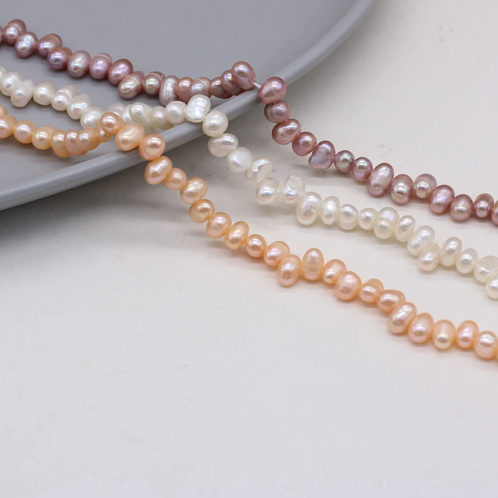 1PCNatural Freshwater Pearl White Purple Orange Notoginseng Hole Beads4-5MM For Jewelry MakingDIY Necklace Accessories Gift 36CM
1PCNatural Freshwater Pearl White Purple Orange Notoginseng Hole Beads4-5MM For Jewelry MakingDIY Necklace Accessories Gift 36CM