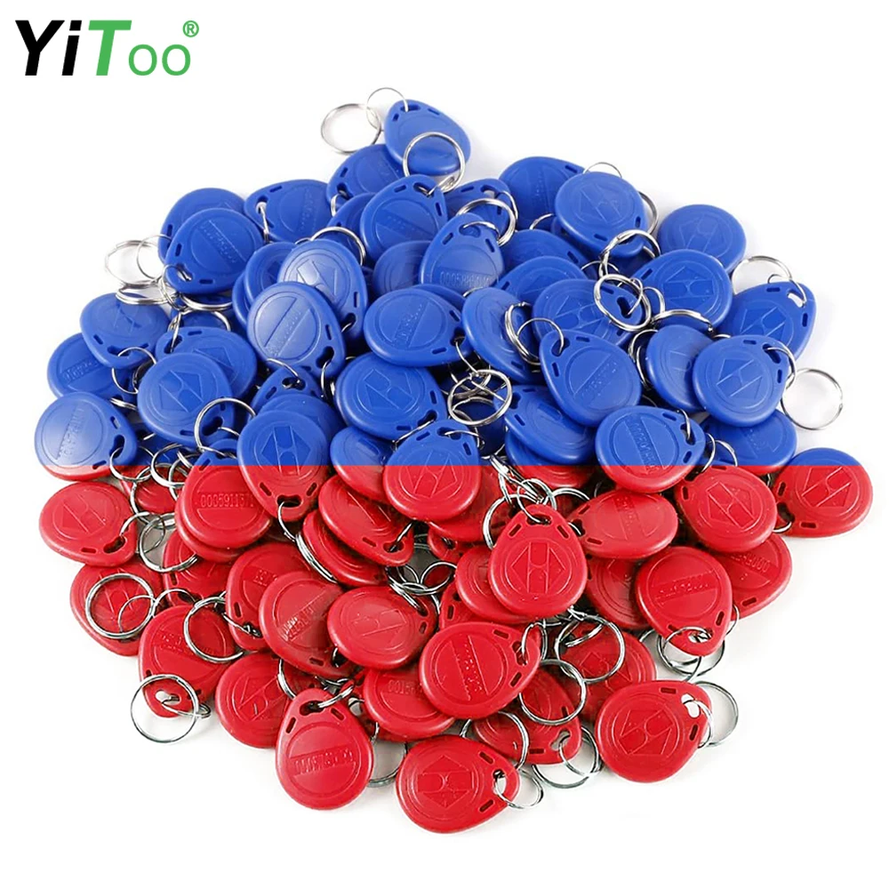 YiToo 100pcs 125KHz EM4100 Cards RFID Key Fobs Access Control Keychains Proximity ID Card Token Tags, 5 Colors Wholesale
YiToo 100pcs 125KHz EM4100 Cards RFID Key Fobs Access Control Keychains Proximity ID Card Token Tags, 5 Colors Wholesale