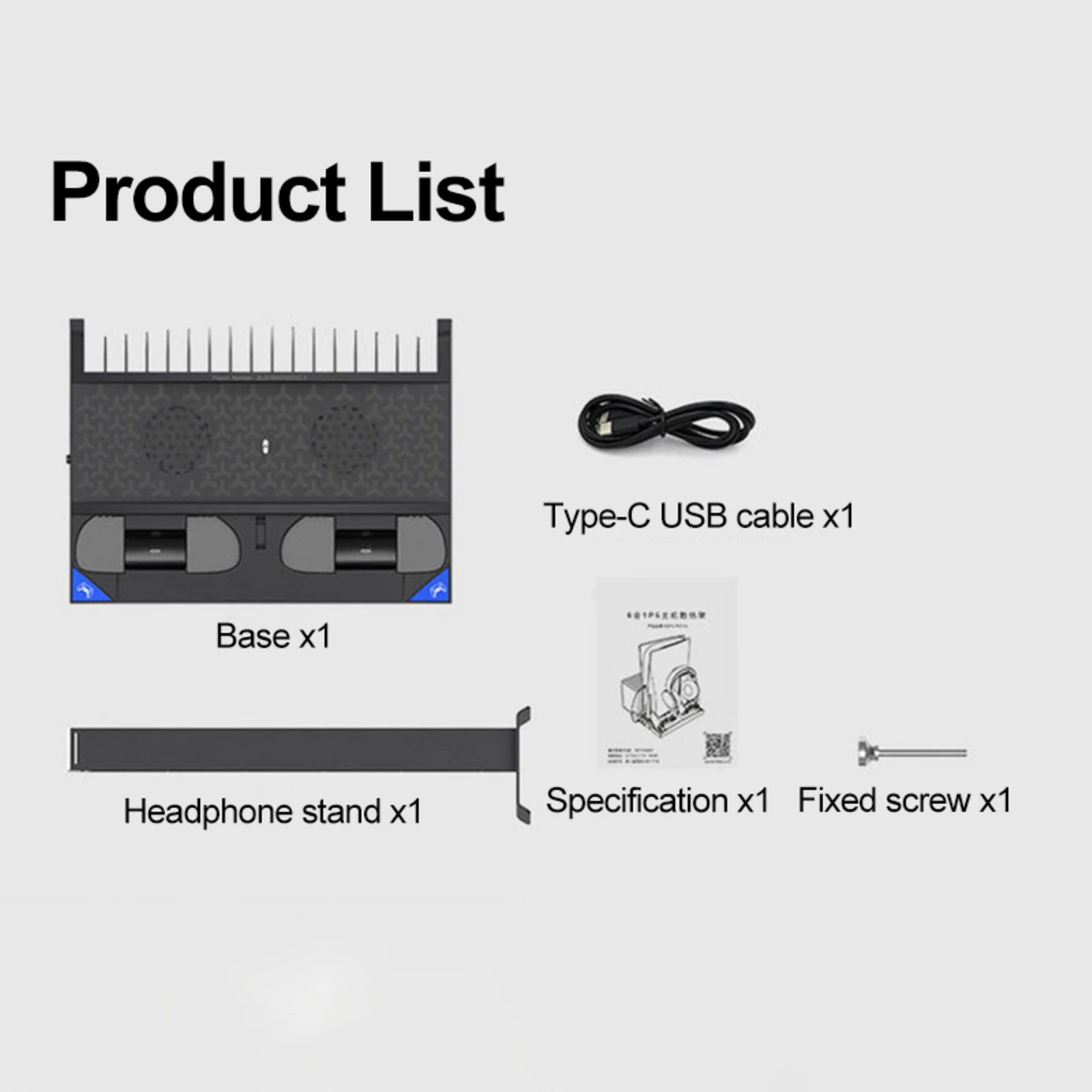 Charging Indicator Game Console Cooling Rack For P5 Original Game For P5 Original Game Console Heat Dissipation Type-C
Charging Indicator Game Console Cooling Rack For P5 Original Game For P5 Original Game Console Heat Dissipation Type-C