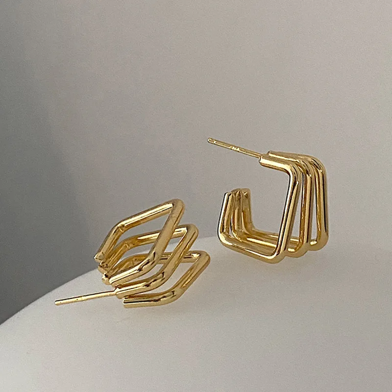 Origin Summer Minimalist Gold Color Multi-layer Geometric Hoop Earring for Women Girls Hollow Out C Shape Earring Jewelry
Origin Summer Minimalist Gold Color Multi-layer Geometric Hoop Earring for Women Girls Hollow Out C Shape Earring Jewelry