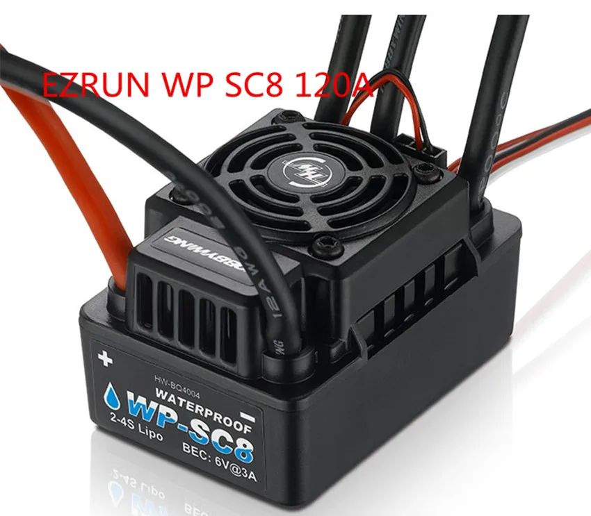 100% Оригинальный Hobbywing EZRUN impermeable WP SC8 120A без щеток ESC T enchufe | Электроника