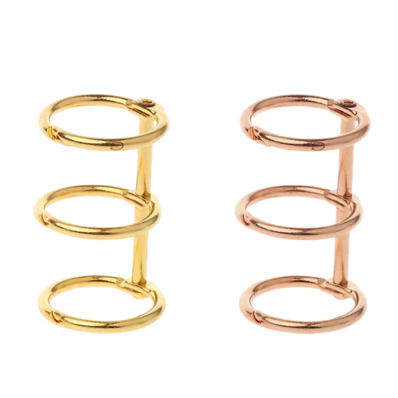 L9NA DIY Metal Clip 3 Holes Ring for Notebook Loose Leaf Diary Photo Album Binding
L9NA DIY Metal Clip 3 Holes Ring for Notebook Loose Leaf Diary Photo Album Binding