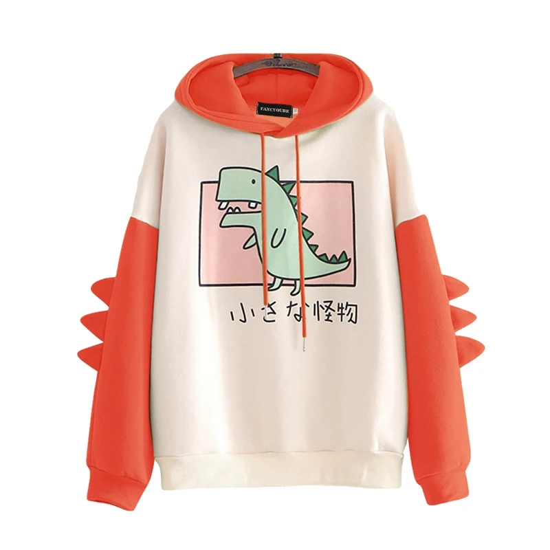 Fashion Women Sweatshirt Casual Print Long Sleeve Splice Dinosaur hoodies Sweatshirt Tops ropa mujer
Fashion Women Sweatshirt Casual Print Long Sleeve Splice Dinosaur hoodies Sweatshirt Tops ropa mujer