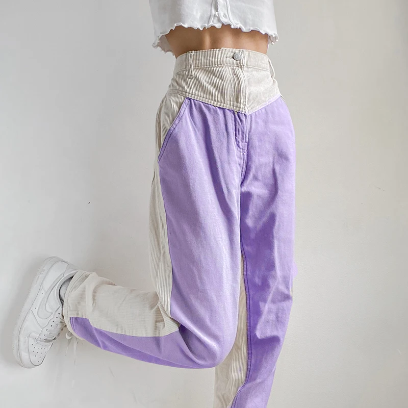 Streetwear Patched Corduroy High Waist Pants Winter Women Fashion 2021 Harajuku Long Straight Trousers Autumn Pants Female
Streetwear Patched Corduroy High Waist Pants Winter Women Fashion 2021 Harajuku Long Straight Trousers Autumn Pants Female
