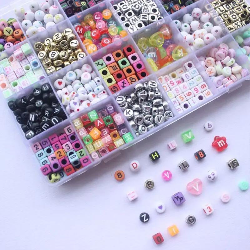 634C 1200Pcs Multi Candy Colored Acrylic Alphabet Letter Beads Cube for Name Bracelets Necklaces DIY Crafts Jewelry Making
634C 1200Pcs Multi Candy Colored Acrylic Alphabet Letter Beads Cube for Name Bracelets Necklaces DIY Crafts Jewelry Making