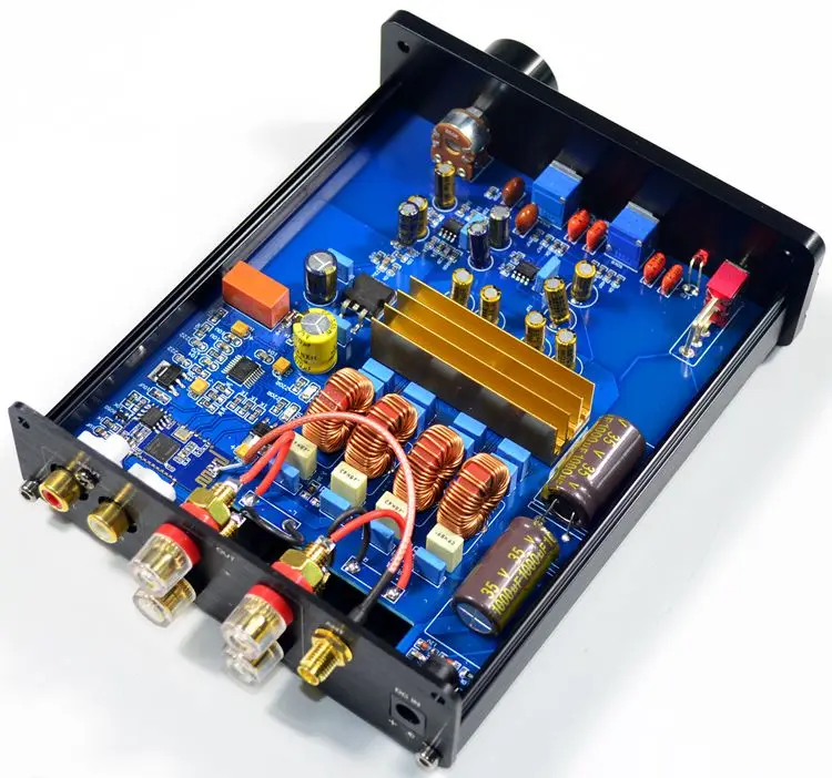 Nobsound HiFi 2.0 Full Digital Bluetooth 5.0 Power Amplifiers TPA3116*2 High and Bass Adjustment High Power 100W * 2 DC24V / 4A
Nobsound HiFi 2.0 Full Digital Bluetooth 5.0 Power Amplifiers TPA3116*2 High and Bass Adjustment High Power 100W * 2 DC24V / 4A
