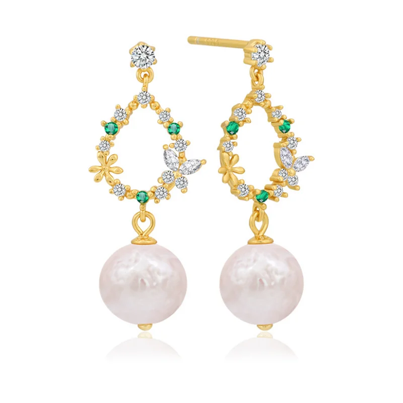 MeiBaPJ Natural Freshwater Pearl Flower Butterfly Drop Earrings Real 925 Sterling Silver Fine Charm Jewelry for Women
MeiBaPJ Natural Freshwater Pearl Flower Butterfly Drop Earrings Real 925 Sterling Silver Fine Charm Jewelry for Women