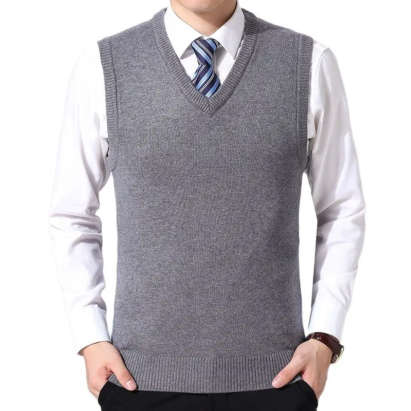 Knitted Vest Sweater Mens Sleeveless Vest Pullover Mens Sweaters Fashion V Neck Mens Sweater Vest Smart Casual Men Clothing
Knitted Vest Sweater Mens Sleeveless Vest Pullover Mens Sweaters Fashion V Neck Mens Sweater Vest Smart Casual Men Clothing