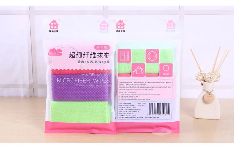 3pcs Microfiber Dishcloth Towel Household Cloth Wide Scope of Application Daily Durability Wipe Cleaning Utensils Kitchen Gadget
3pcs Microfiber Dishcloth Towel Household Cloth Wide Scope of Application Daily Durability Wipe Cleaning Utensils Kitchen Gadget