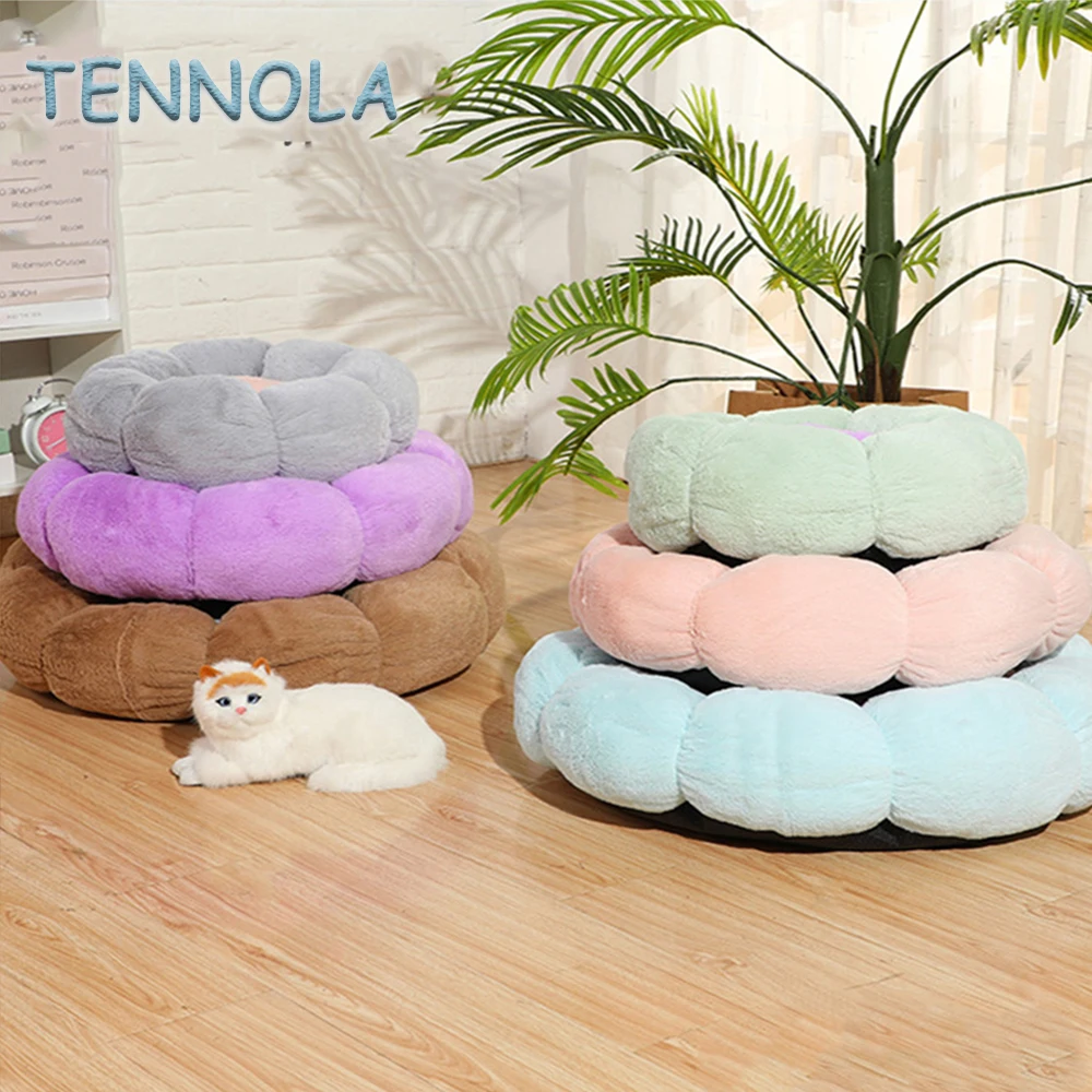 7colors Cute Cat Bed Warm Pet Basket Super Soft Flower Shaped Kitten Cushion Cat House Winter Warm Deep Sleeping Pet Supplies
7colors Cute Cat Bed Warm Pet Basket Super Soft Flower Shaped Kitten Cushion Cat House Winter Warm Deep Sleeping Pet Supplies