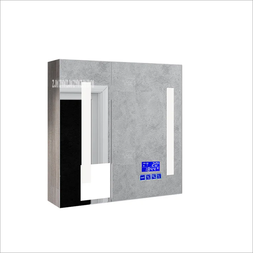70/80cm Modern Bathroom Toughened Glass Multifunctional Antifog Smart Mirror Cabinet Solid Wood Wall Mounted Cabinet 110V/220V
70/80cm Modern Bathroom Toughened Glass Multifunctional Antifog Smart Mirror Cabinet Solid Wood Wall Mounted Cabinet 110V/220V