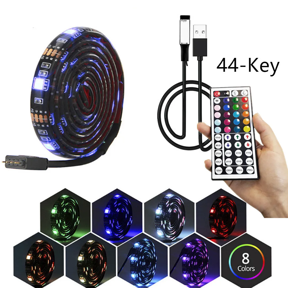 Гибкая светодиодная лента SMD5050 для подсветки телевизора гибкая LED полоска с RGB