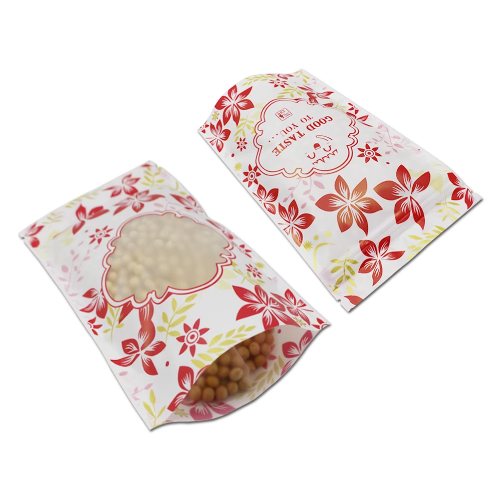 100 шт./лот, пластиковые стоячие пакеты, Самоуплотняющиеся Упаковочные пакеты с застежкой-молнией, с окошком для упаковки чая, орехов, кофейны... 
100 шт./лот, пластиковые стоячие пакеты, Самоуплотняющиеся Упаковочные пакеты с застежкой-молнией, с окошком для упаковки чая, орехов, кофейны...