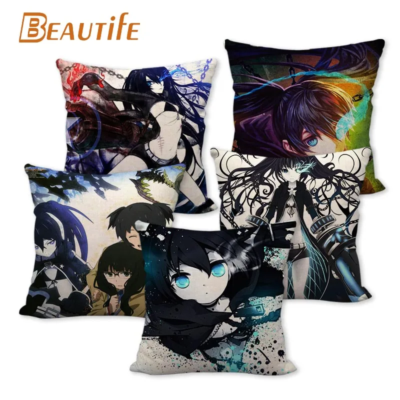 Black Rock Shooter Pillowcase Cartoon Girl Wedding Decorative Cotton Linen Pillow Case For Home Pillow Cover 45X45cm One Side
Black Rock Shooter Pillowcase Cartoon Girl Wedding Decorative Cotton Linen Pillow Case For Home Pillow Cover 45X45cm One Side