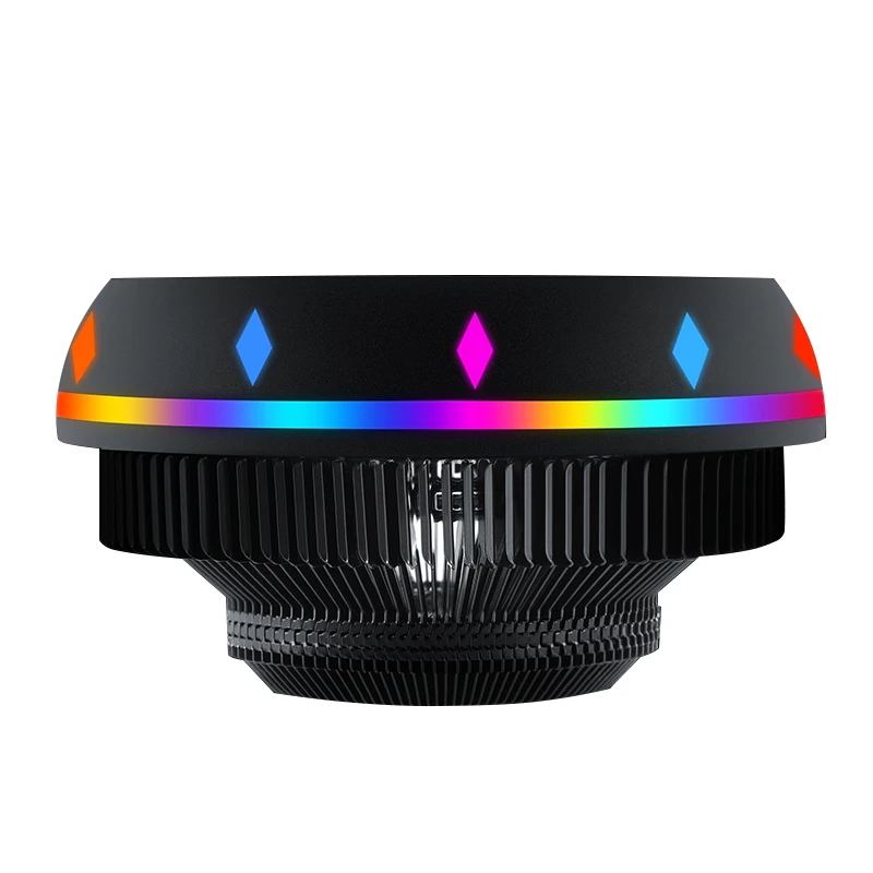 Universal CPU Fan UFO-type Radiator Desktop Computer CPU Radiator Color Light-emitting Mute Laptop Cooling Pads
Universal CPU Fan UFO-type Radiator Desktop Computer CPU Radiator Color Light-emitting Mute Laptop Cooling Pads