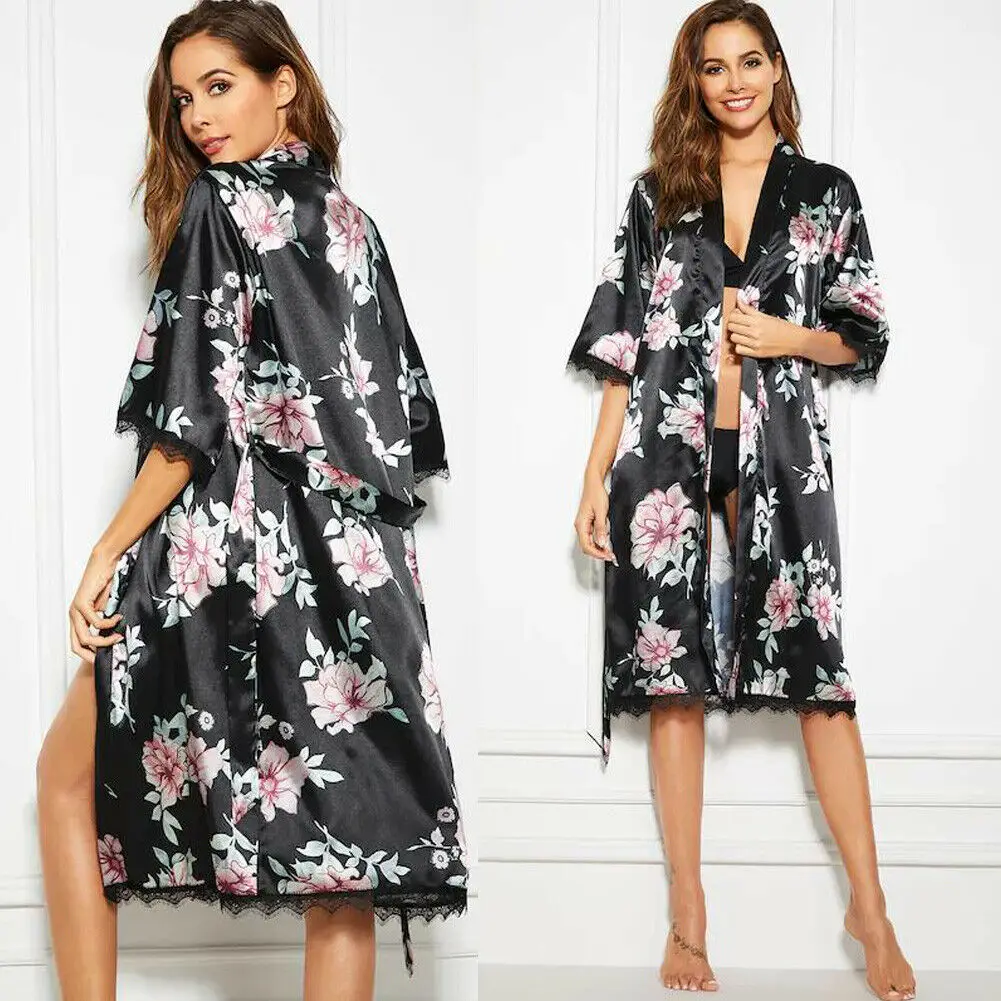 Шелковые атласные халаты с цветочным принтом для подружки невесты, банный халат, свадебное кимоно, модная пикантная одежда для сна, нижнее белье для женщин
Шелковые атласные халаты с цветочным принтом для подружки невесты, банный халат, свадебное кимоно, модная пикантная одежда для сна, нижнее белье для женщин