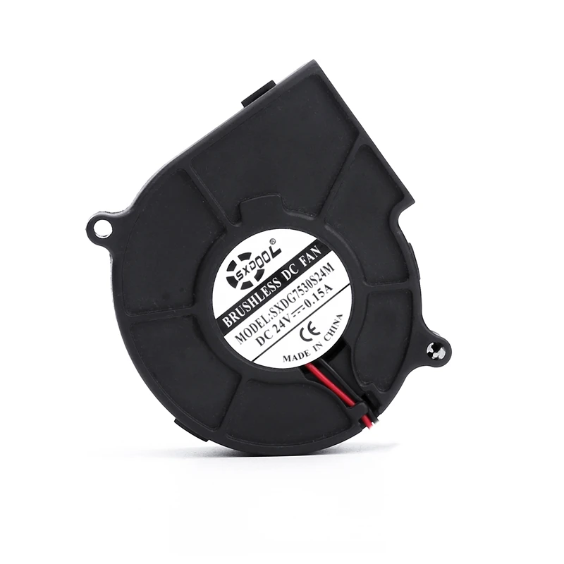 Brand New SXDOOL DC 24V Blower Fan 75x75x30mm 7cm 0.15A 7530 Centrifugal Radial Air Flow Cooling Cooler Fan 
Brand New SXDOOL DC 24V Blower Fan 75x75x30mm 7cm 0.15A 7530 Centrifugal Radial Air Flow Cooling Cooler Fan