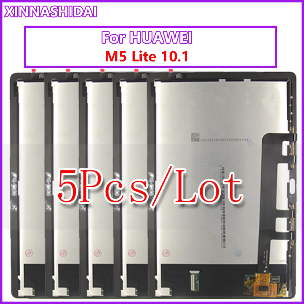 5PCS/For 10.1" Huawei MediaPad M5 Lite LTE 10 BAH2-L09 BAH2-W19 Touch Screen Digitizer With Lcd Display Assembly 100%Tested
5PCS/For 10.1" Huawei MediaPad M5 Lite LTE 10 BAH2-L09 BAH2-W19 Touch Screen Digitizer With Lcd Display Assembly 100%Tested