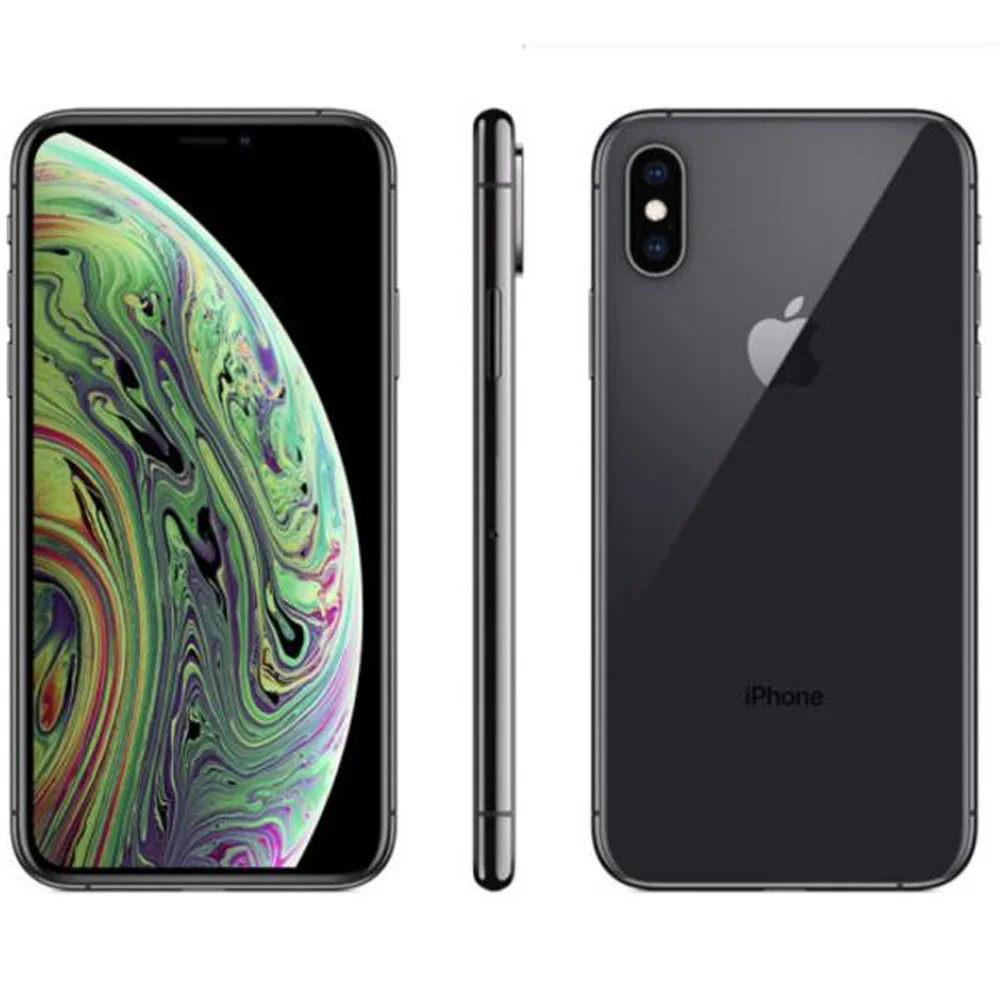 Оригинальный разблокированный Apple iPhone XS 5 8 "Retina OLED дисплей 4G LTE RAM A12 бионический