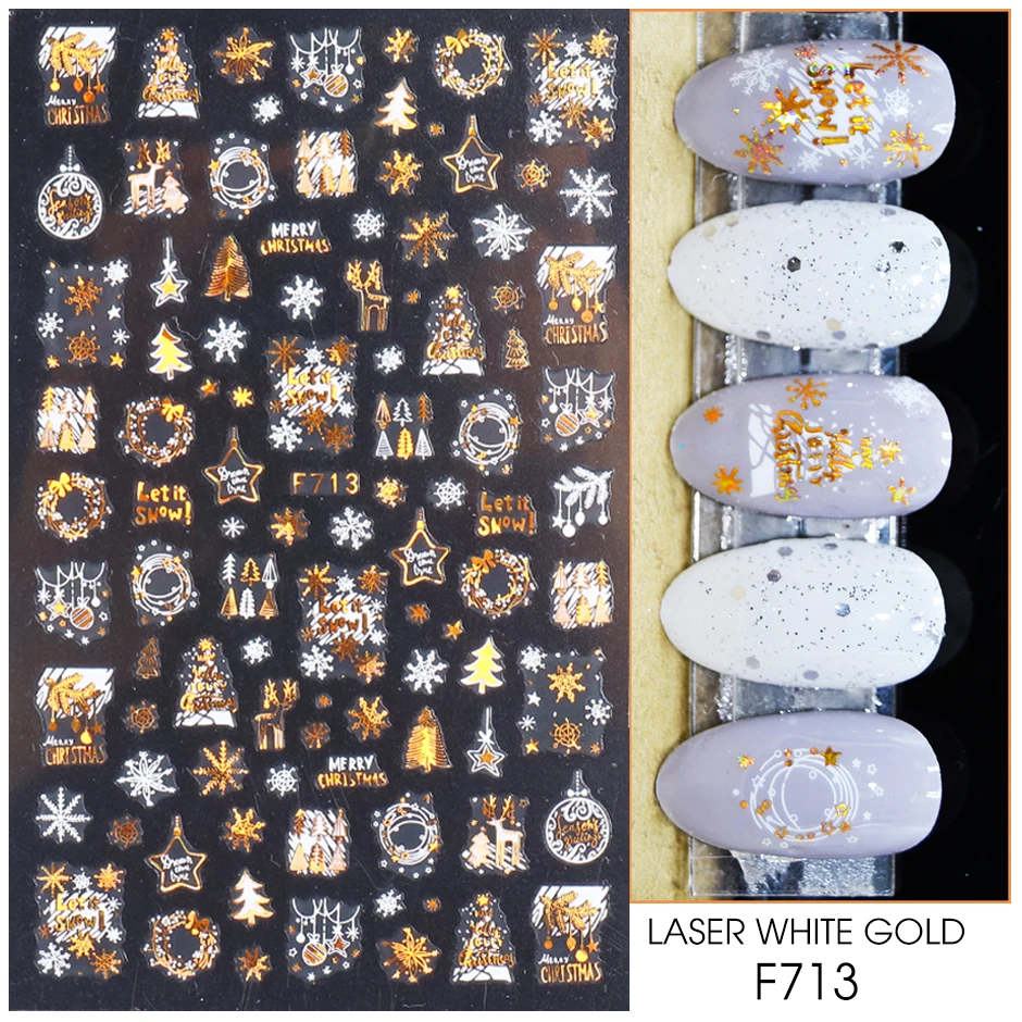 Snowflake 3D Stickers for Nails Merry Christmas Nail Sticker Foil Decals New Year Nail Art Decorations Manicure Accessories
Snowflake 3D Stickers for Nails Merry Christmas Nail Sticker Foil Decals New Year Nail Art Decorations Manicure Accessories