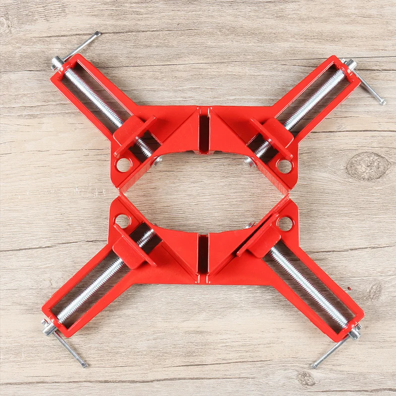 Multifunction 4inch 90 degree Right Angle Clip Picture Frame Corner Clamp 100mm Clamps Corner Holder Woodworking Hand Tool
Multifunction 4inch 90 degree Right Angle Clip Picture Frame Corner Clamp 100mm Clamps Corner Holder Woodworking Hand Tool