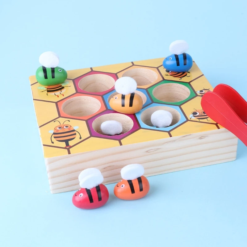 Bee And Beehive Matching Game Baby Color Sensory Training Early Educational Toy DXAD
Bee And Beehive Matching Game Baby Color Sensory Training Early Educational Toy DXAD