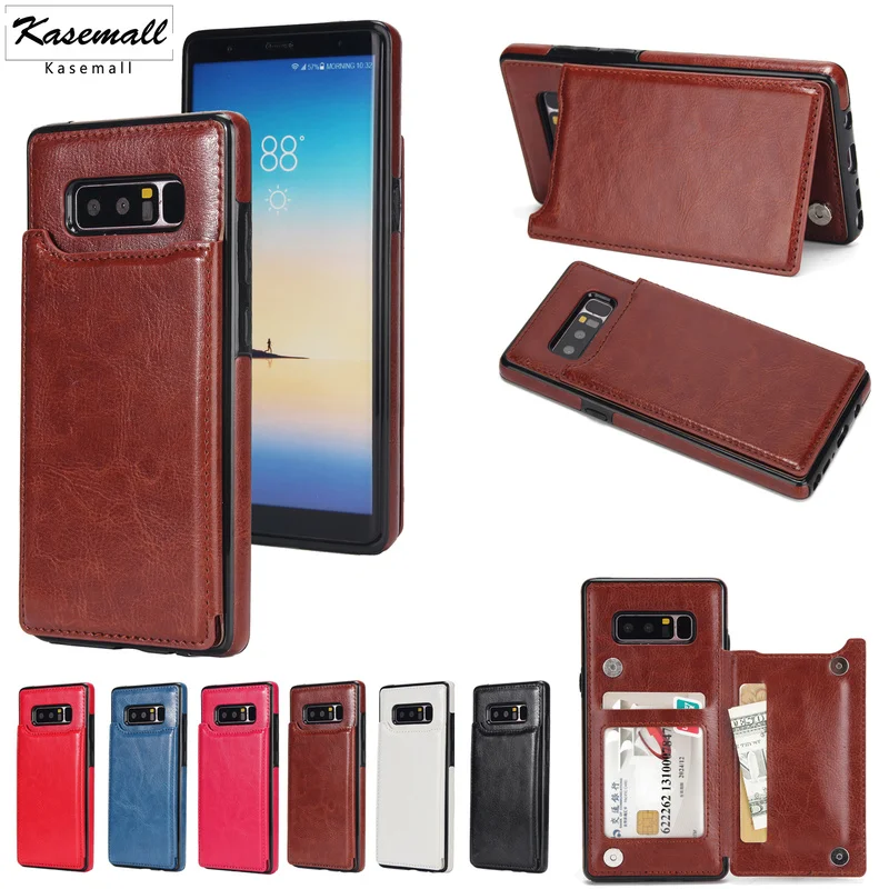 Роскошный чехол бумажник для Samsung S21 S20 FE S10E S8 S9 Plus S7Edge кожаный подставка с