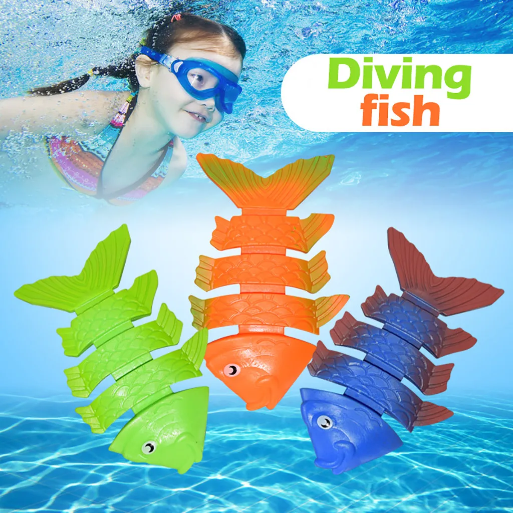 Children's water toy 3-piece set diving underwater swimming pool sink training diving fish toy diving toy кинеиеский 40* 
Children's water toy 3-piece set diving underwater swimming pool sink training diving fish toy diving toy кинеиеский 40*