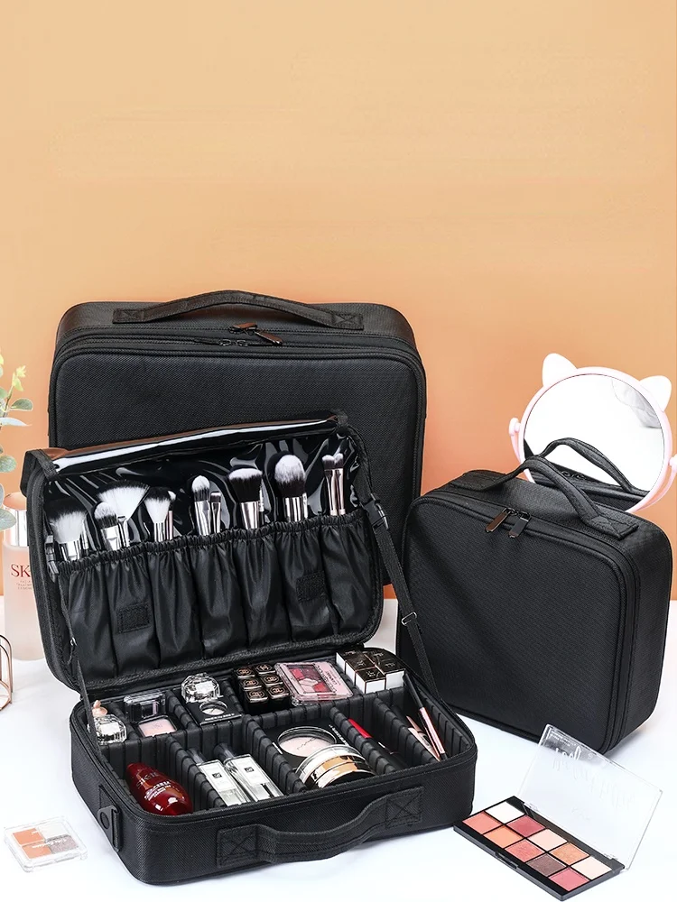 Travel Black Storage Bag Women Makeup Portable Organizer Reusable Storage Bag with Zipper Organizador Household Products DF50B
Travel Black Storage Bag Women Makeup Portable Organizer Reusable Storage Bag with Zipper Organizador Household Products DF50B