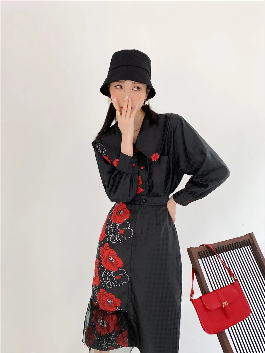 ZCSMLL Vintage Women Skirts Printed Mesh Stitching High Waist Black Korean Fashion Skirt 2021 Spring Summer
ZCSMLL Vintage Women Skirts Printed Mesh Stitching High Waist Black Korean Fashion Skirt 2021 Spring Summer