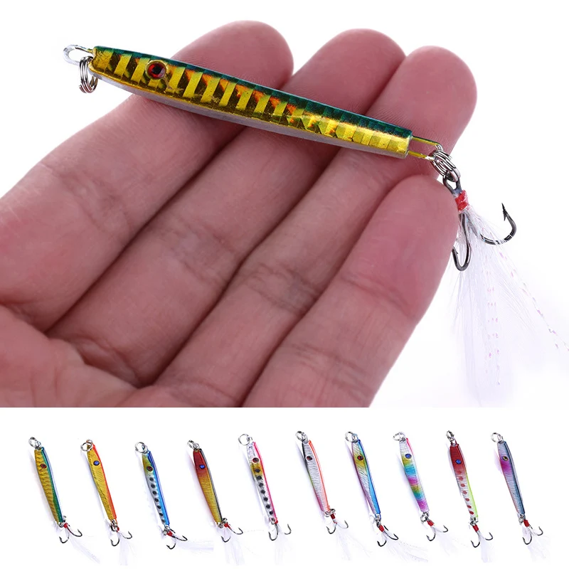 YUCONG 1PX Jig Fishing Lure 5.5cm-11g Slow Sinking Metal Spoon Jigging Lure Pike Fish Sea Bass Lure Artificial Hard Bait Pesca
YUCONG 1PX Jig Fishing Lure 5.5cm-11g Slow Sinking Metal Spoon Jigging Lure Pike Fish Sea Bass Lure Artificial Hard Bait Pesca