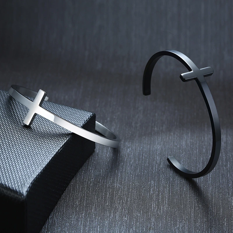 SILVERLY CROSS CUFF BRACELET STAINLESS STEEL SIDEWAYS CROSS BRACELET OPEN CUFF BANGLE FOR MEN UNISEX JEWELRY
SILVERLY CROSS CUFF BRACELET STAINLESS STEEL SIDEWAYS CROSS BRACELET OPEN CUFF BANGLE FOR MEN UNISEX JEWELRY
