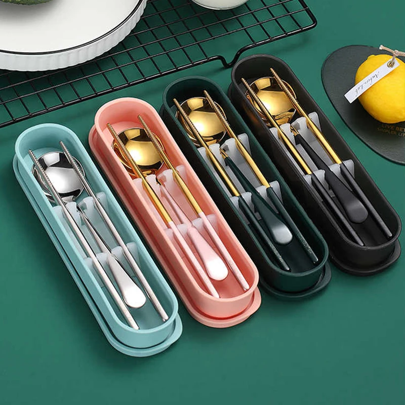 WORTHBUY Colorful Tableware Set 304 Stainless Steel Chopsticks Spoon Dinner Set Portable Travel Dinnerware Set Kitchen Cutlery
WORTHBUY Colorful Tableware Set 304 Stainless Steel Chopsticks Spoon Dinner Set Portable Travel Dinnerware Set Kitchen Cutlery