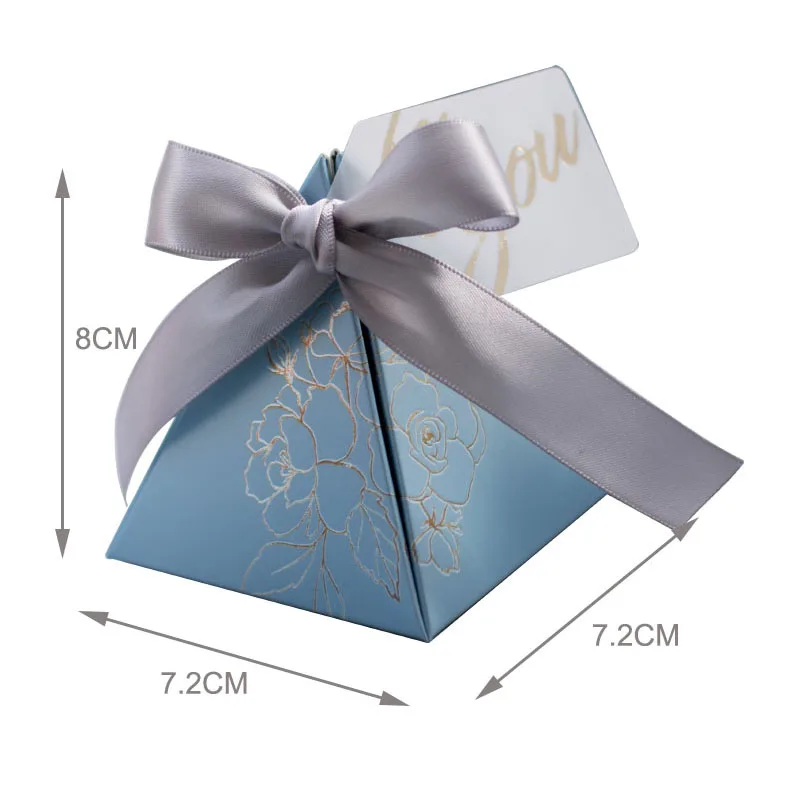 Triangular Pyramid Candy Box Wedding Favors and Gift Box Paper Box Packaging for Wedding Decoration Baby Shower Party Supplies
Triangular Pyramid Candy Box Wedding Favors and Gift Box Paper Box Packaging for Wedding Decoration Baby Shower Party Supplies