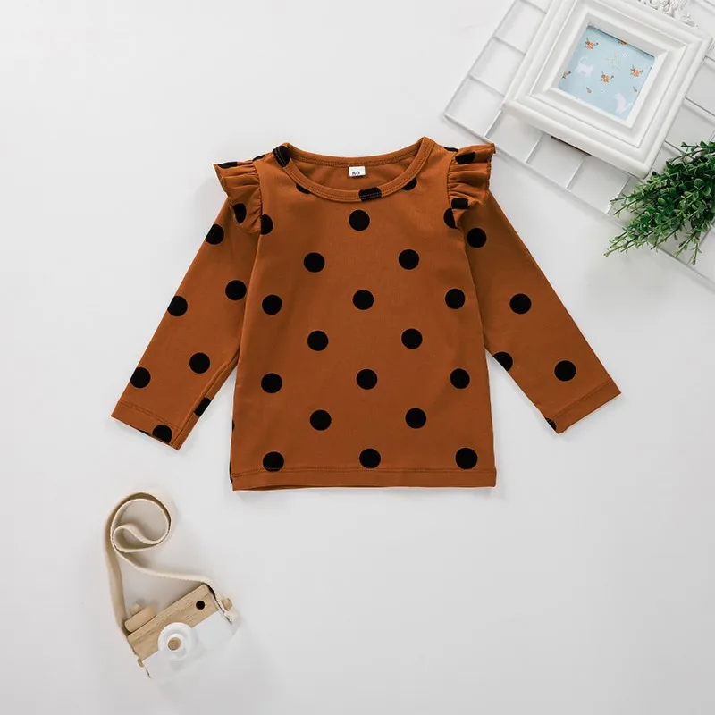 Spring Baby Girl T-shirt Kids Girls Long Sleeves Cute Dot Print Pullover Children T-shirt Clothes
Spring Baby Girl T-shirt Kids Girls Long Sleeves Cute Dot Print Pullover Children T-shirt Clothes