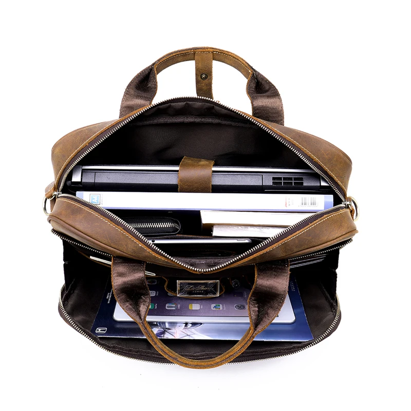 WESTAL Business Briefcases Bags Men's Genuine Leather Bags Vintage Messenger Laptop Bag Leather Computer Office Bag for Men 8368
WESTAL Business Briefcases Bags Men's Genuine Leather Bags Vintage Messenger Laptop Bag Leather Computer Office Bag for Men 8368