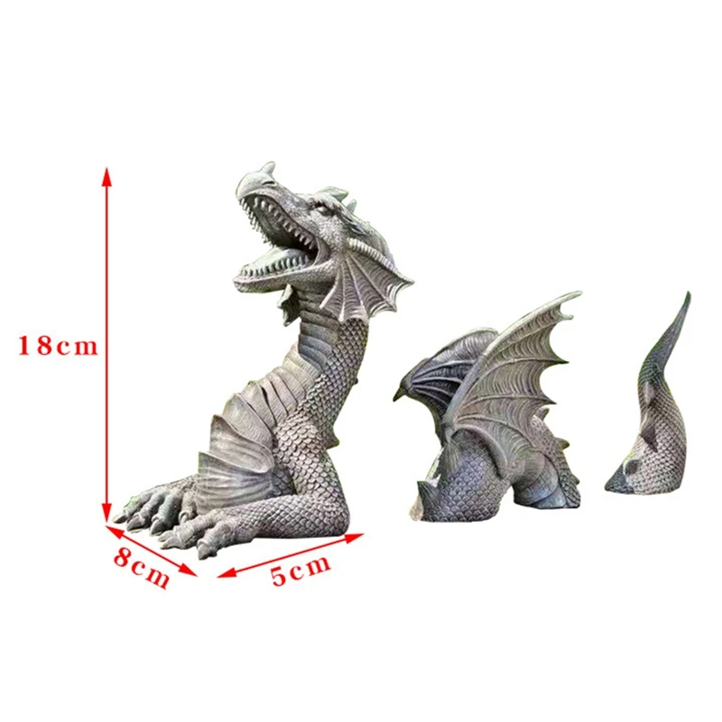 Flying Dragon Statue Garden Decoration Three-section Flying Dragon Ornament Resin Feature Sculpture For Home Garden Decoration
Flying Dragon Statue Garden Decoration Three-section Flying Dragon Ornament Resin Feature Sculpture For Home Garden Decoration