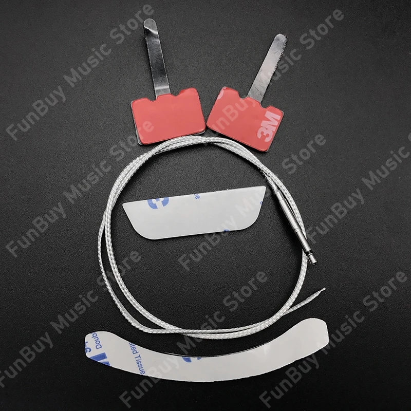 Soundhole Guitar Pickup White Pickup with Ultra-thin Silver Piezo Guitar Preamp Volume Phase Bass Treble Microphone Control
Soundhole Guitar Pickup White Pickup with Ultra-thin Silver Piezo Guitar Preamp Volume Phase Bass Treble Microphone Control