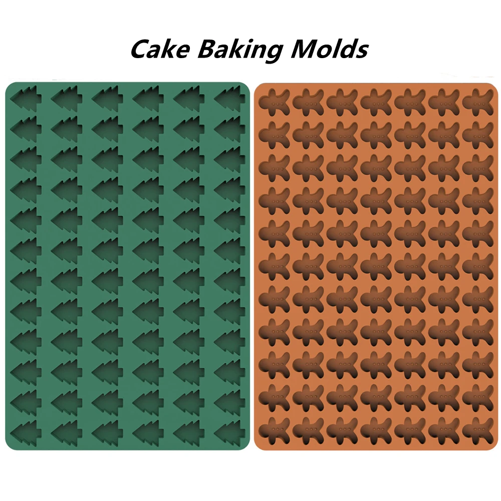 72 Holes Silicone Mold Christmas Tree gingerbread Man Shape Cake Mold chocolate Mold Cake Decoration Tools Party Baking Supplies
72 Holes Silicone Mold Christmas Tree gingerbread Man Shape Cake Mold chocolate Mold Cake Decoration Tools Party Baking Supplies