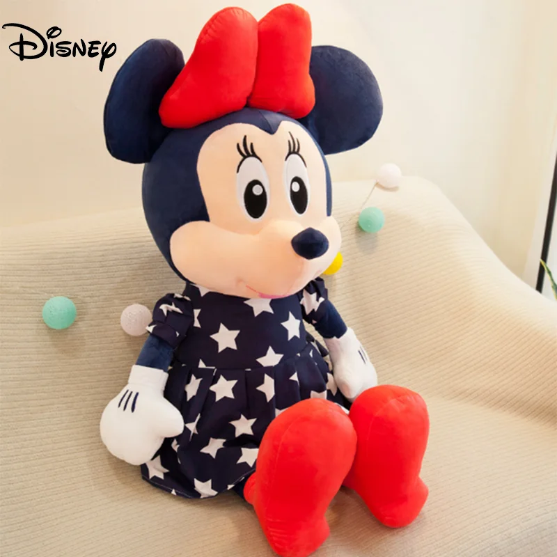 Мягкие игрушки Disney Микки и Минни Маус плюшевые куклы для детей детские 35 см 45 55