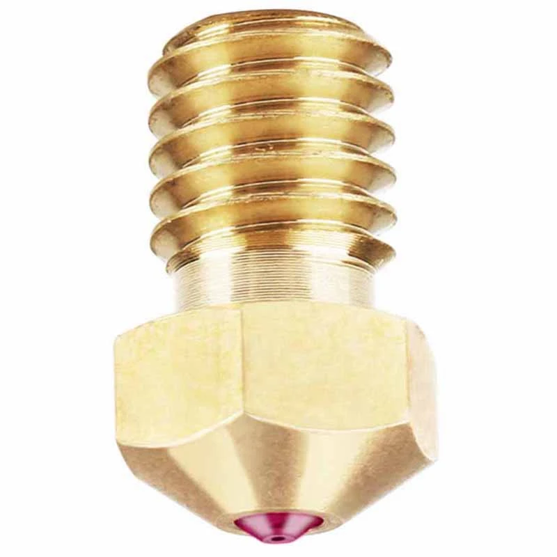 High Temperature Ruby Nozzle V6 1.75mm Nozzles 0.4mm Compatible PETG ABS PET PEEK NYLON Gem Nozzle for PRUSA I3 MK3
High Temperature Ruby Nozzle V6 1.75mm Nozzles 0.4mm Compatible PETG ABS PET PEEK NYLON Gem Nozzle for PRUSA I3 MK3